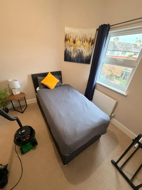 Bedroom reset after deep clean