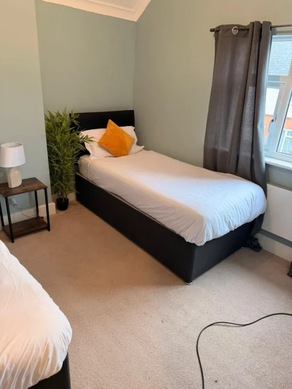 Guest bedroom clean