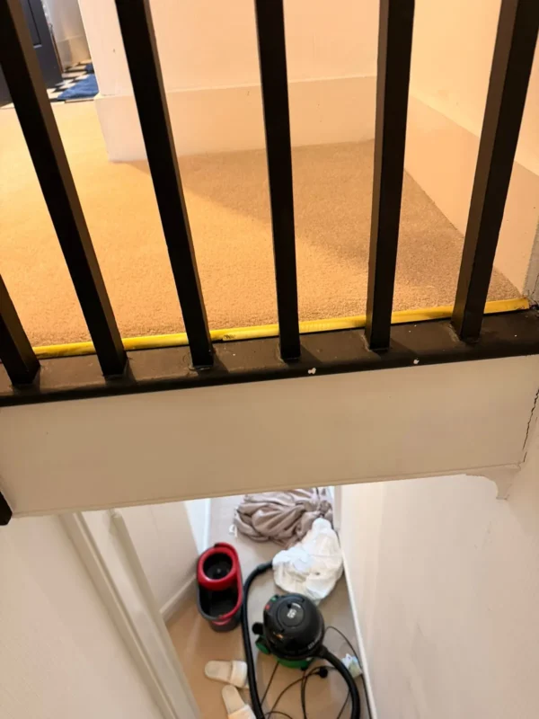Stair carpet & banister clean