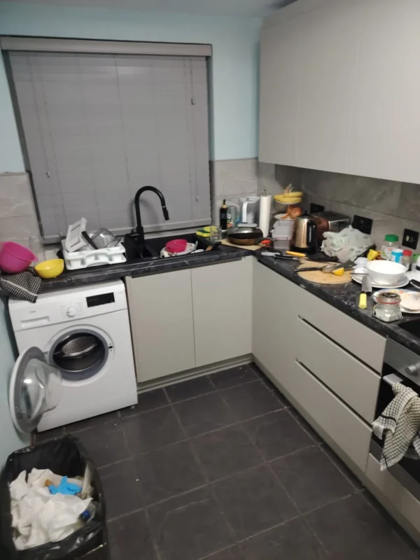 Kitchen after clean